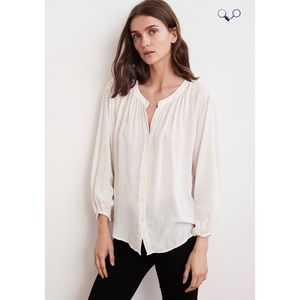 Velvet by Graham & Spencer - Leah Rayon Challis Button Up Top